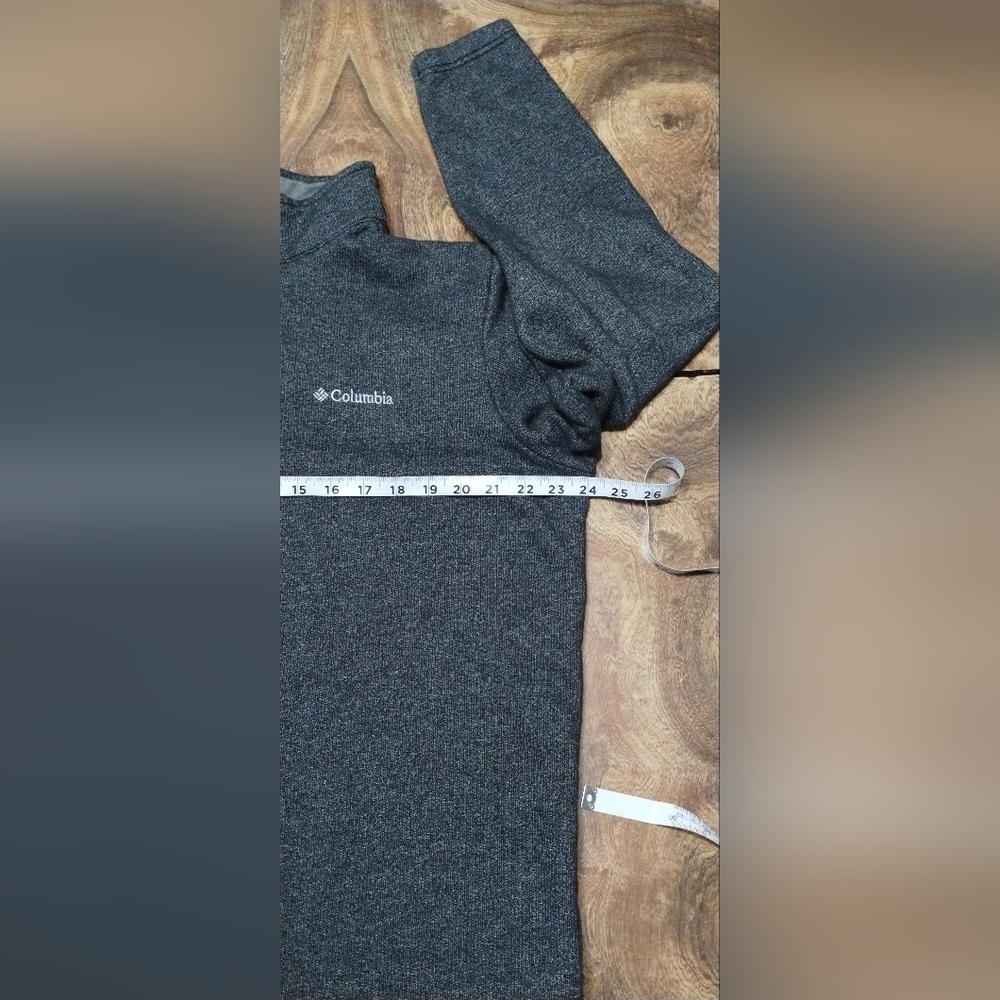 Columbia Men's Gray Quarter-Zip Pullover (L) - Picture 4 of 9